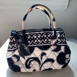 Vera Bradley pouch with zipper, top handle, and inside pocket